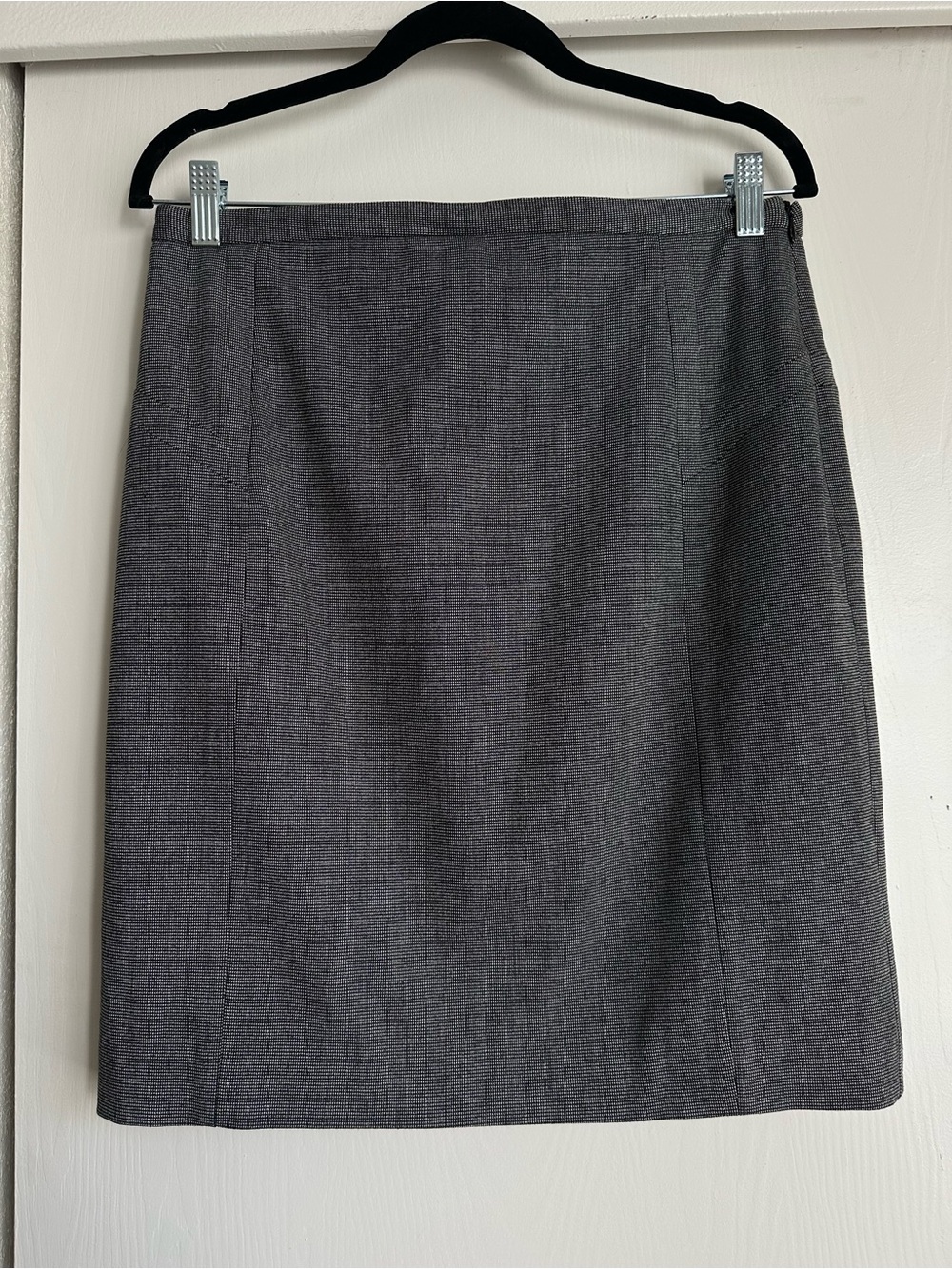 Express Charcoal Gray Pencil Skirt